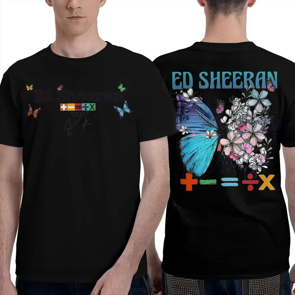 2026 new Unique Album Ed Butterfly Logo Sheeraned Tour Music Butterfly Men's Women's Cotton Printed Tees Shirt Classic Clothing
2026 new Unique Album Ed Butterfly Logo Sheeraned Tour Music Butterfly Men's Women's Cotton Printed Tees Shirt Classic Clothing