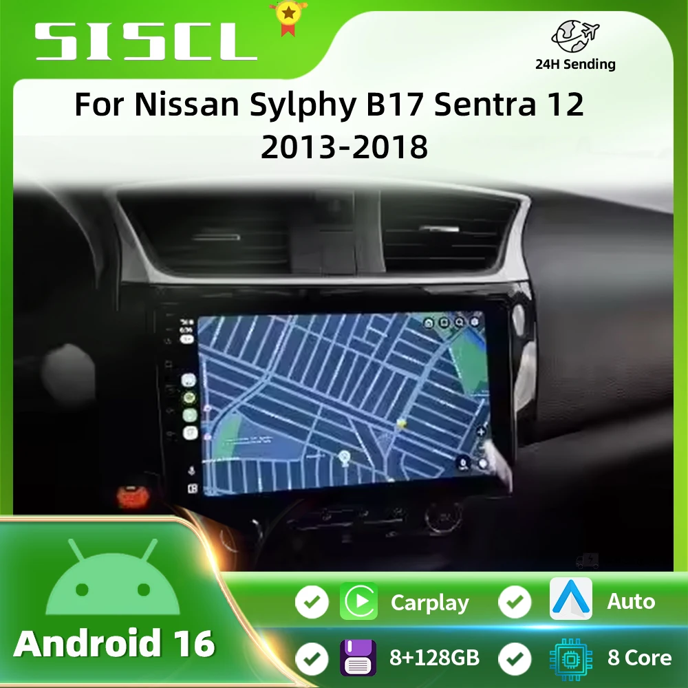 Android Auto For Nissan Sylphy B17 Sentra 12 2013 2014 2015 2016 2017 2018 Carplay Car Radio Multimedia Player BT DSP Stereo
Android Auto For Nissan Sylphy B17 Sentra 12 2013 2014 2015 2016 2017 2018 Carplay Car Radio Multimedia Player BT DSP Stereo