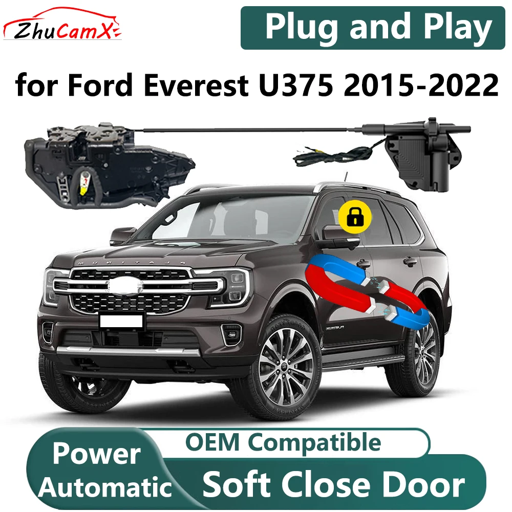 ZhuCamX for Ford Everest U375 2015-2022 Car Electric Soft Close Door System Power Closing Door Latch Lock OEM Plug and play
ZhuCamX for Ford Everest U375 2015-2022 Car Electric Soft Close Door System Power Closing Door Latch Lock OEM Plug and play
