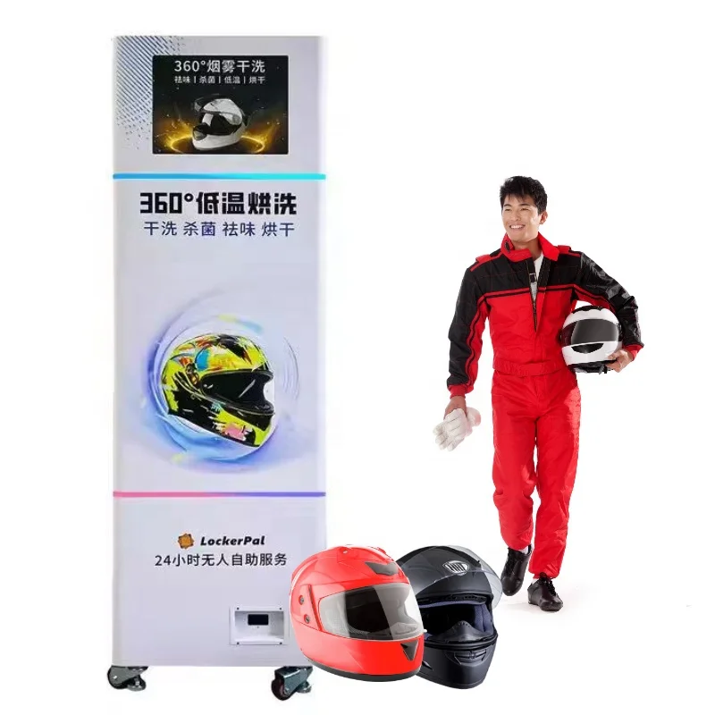 Custom Hot Sale Smart Helmet Cleaning Vending Machine Street Use Support Card Coin Bill Payment CE Certified
Custom Hot Sale Smart Helmet Cleaning Vending Machine Street Use Support Card Coin Bill Payment CE Certified