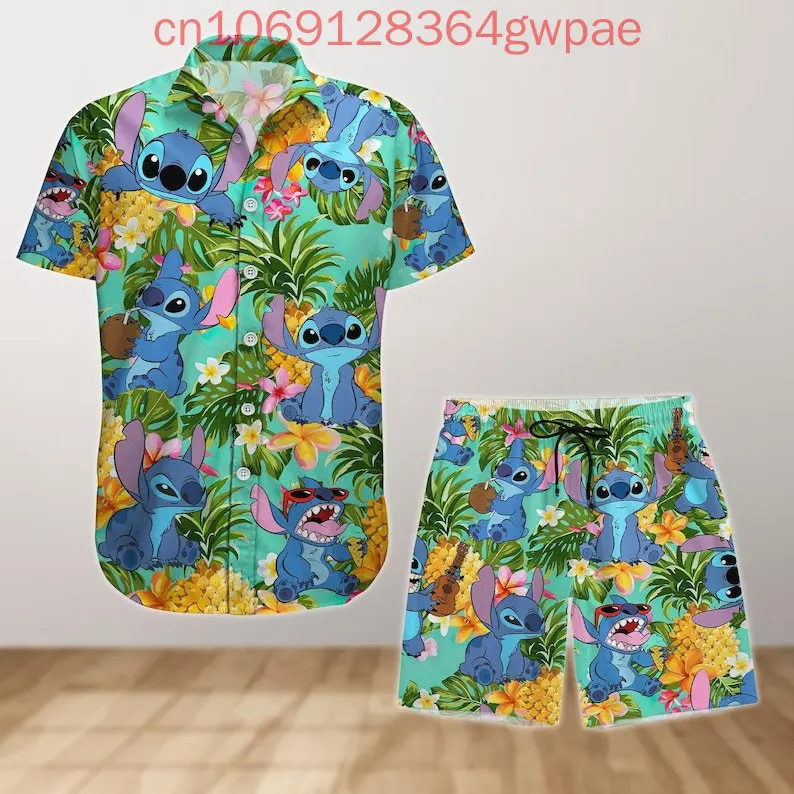 Disney Stitch Hawaiian Shirt Button Shirt Shorts Aloha Shirt Men and Women Cartoon Movie Shorts Casual Leisure Shirts Suit
Disney Stitch Hawaiian Shirt Button Shirt Shorts Aloha Shirt Men and Women Cartoon Movie Shorts Casual Leisure Shirts Suit