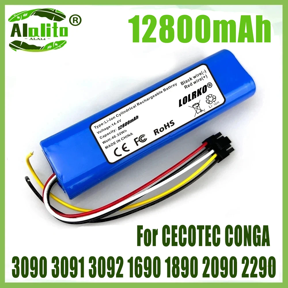 Аккумулятор для робота-пылесоса CECOTEC CONGA 14,4 12800 100% 3090 3091 3092 1690
Аккумулятор для робота-пылесоса CECOTEC CONGA 14,4 12800 100% 3090 3091 3092 1690