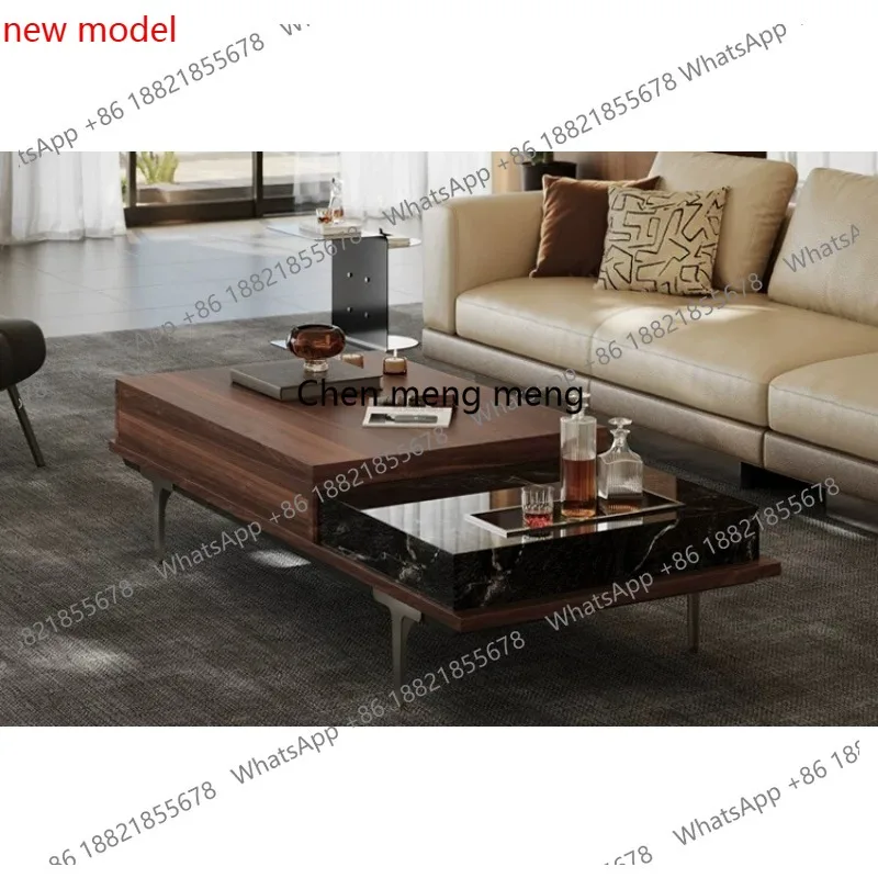 Coffee table Italian minimalist, new medieval small apartment living room square tea table high sense
Coffee table Italian minimalist, new medieval small apartment living room square tea table high sense