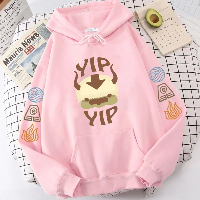 Male and female Avatar The Last Airbend hoodies with letter print Appa YIP long sleeved hoodies, streetwear, loose, classic and
Male and female Avatar The Last Airbend hoodies with letter print Appa YIP long sleeved hoodies, streetwear, loose, classic and