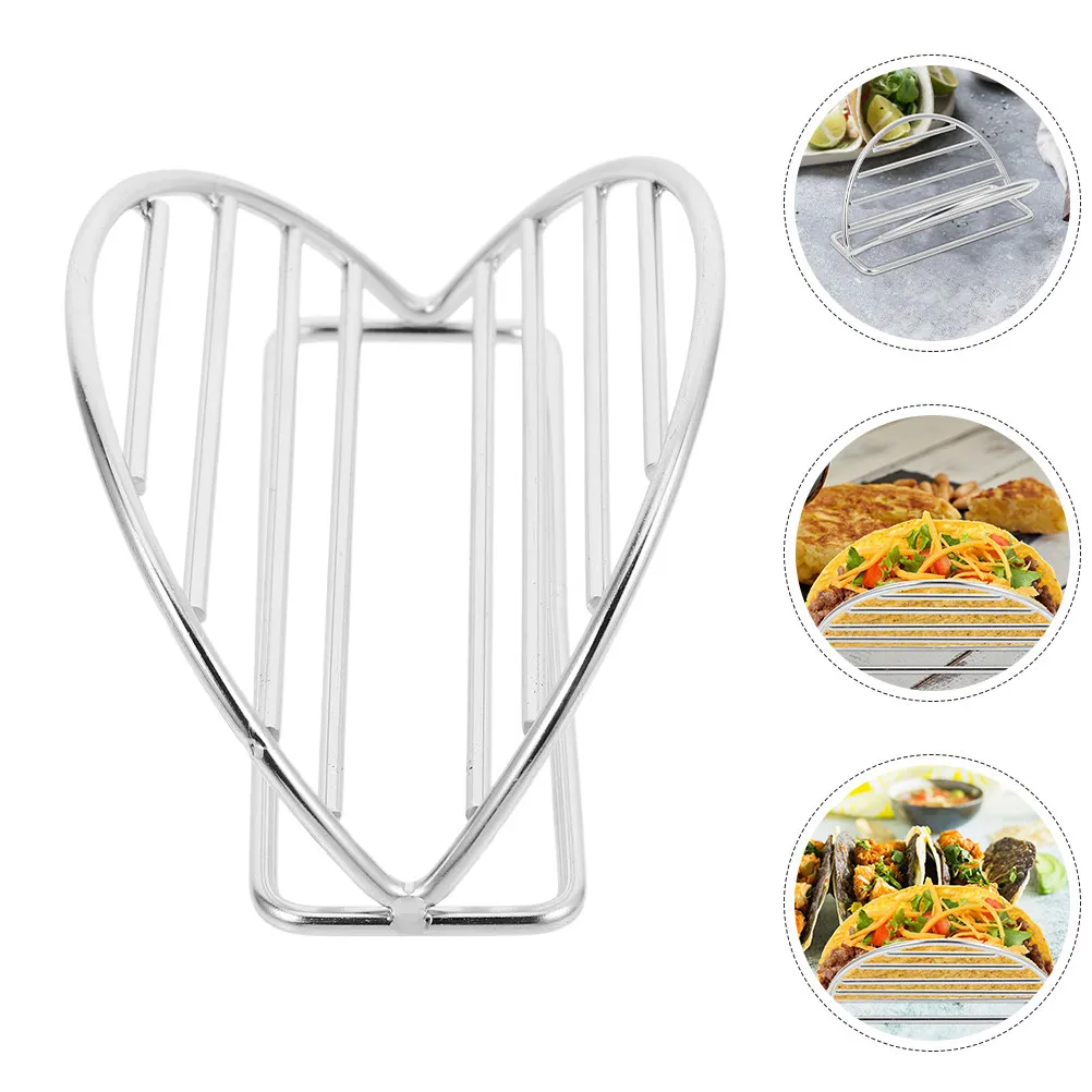 Набор из 2 металлических подставок для тако из нержавеющей стали для тако, буррито, кесадилья, для выпечки и жарки, равномерное распределение тепла, для дома и ресторана
Набор из 2 металлических подставок для тако из нержавеющей стали для тако, буррито, кесадилья, для выпечки и жарки, равномерное распределение тепла, для дома и ресторана