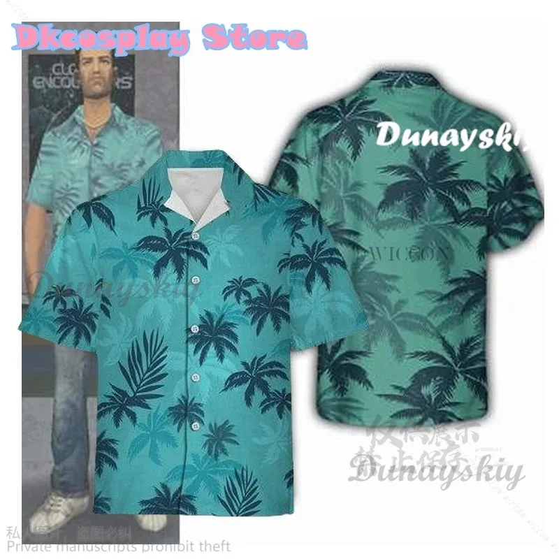 Summer Top Anime Tommy Cosplay Costume Vercetti Grand Auto Protagonist Player Coast Style Beach Blue T Shirt Halloween Green
Summer Top Anime Tommy Cosplay Costume Vercetti Grand Auto Protagonist Player Coast Style Beach Blue T Shirt Halloween Green
