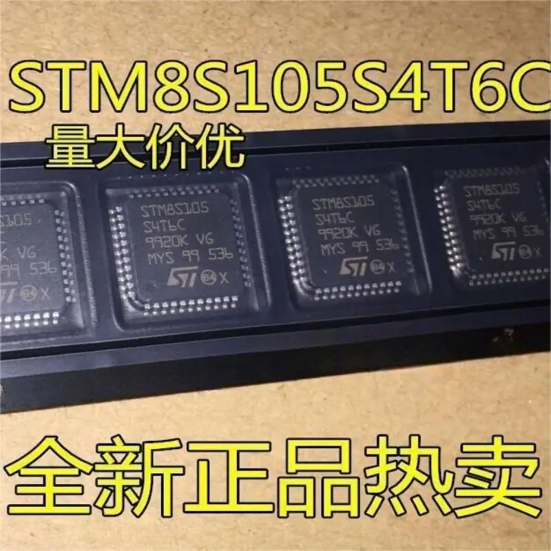 Новый оригинальный 8-битный микроконтроллер STM8S105S4T6C STM8S105 LQFP44, 50 шт.
Новый оригинальный 8-битный микроконтроллер STM8S105S4T6C STM8S105 LQFP44, 50 шт.
