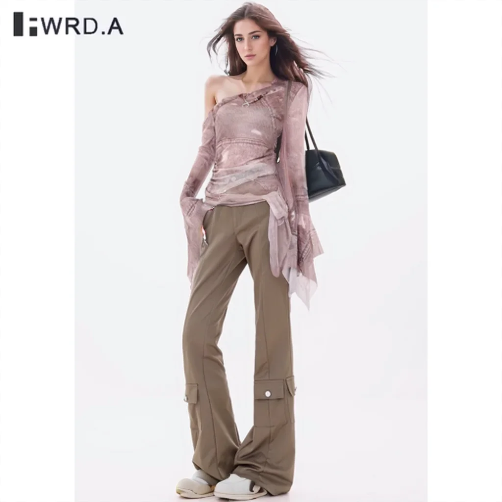 FWRD 2025 Autumn New Women’s High Waist Cargo Pants Multi Pocket Flared Trousers Y2K Hot Girl Casual Streetwear#FWRD6025 
FWRD 2025 Autumn New Women’s High Waist Cargo Pants Multi Pocket Flared Trousers Y2K Hot Girl Casual Streetwear#FWRD6025