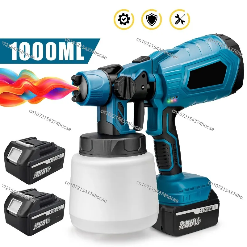 Electric Paint Spray Gun Portable Household Paint Spray Gun Multi-function High Pressure Atomizing Lithium Battery Spraying Can
Electric Paint Spray Gun Portable Household Paint Spray Gun Multi-function High Pressure Atomizing Lithium Battery Spraying Can