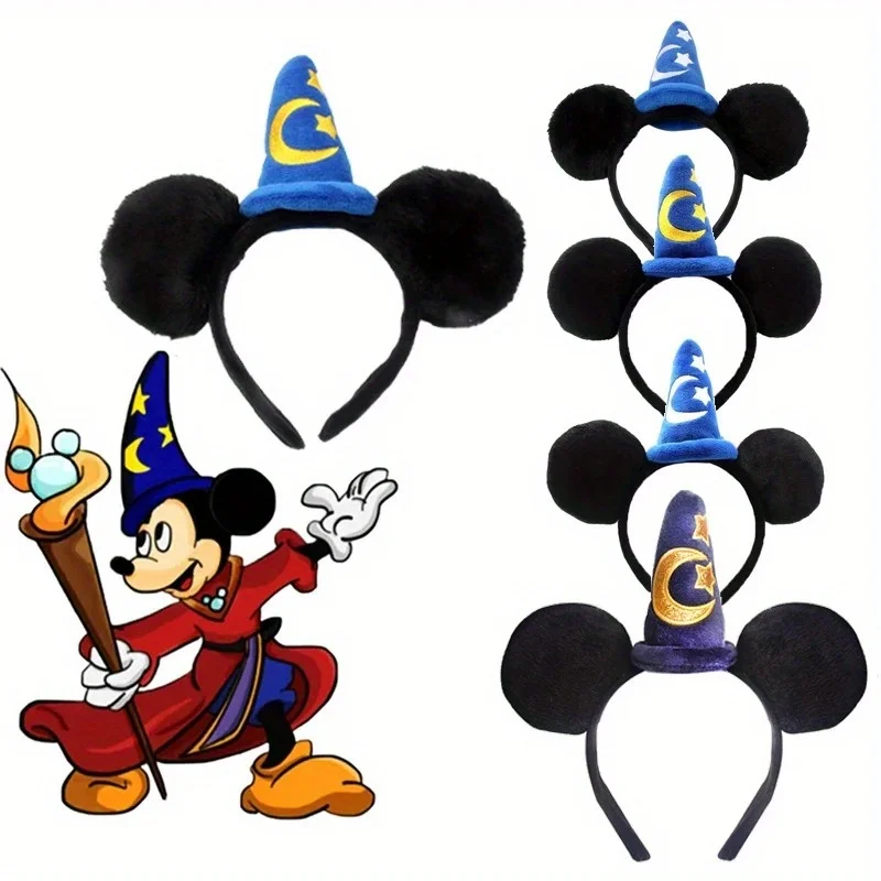 Mickey Mouse Ear Headhand Cartoon Embroidery Magic Hat Headband Starmoon Cap Headband for Show MOE Santa Hat Girls Headwear
Mickey Mouse Ear Headhand Cartoon Embroidery Magic Hat Headband Starmoon Cap Headband for Show MOE Santa Hat Girls Headwear