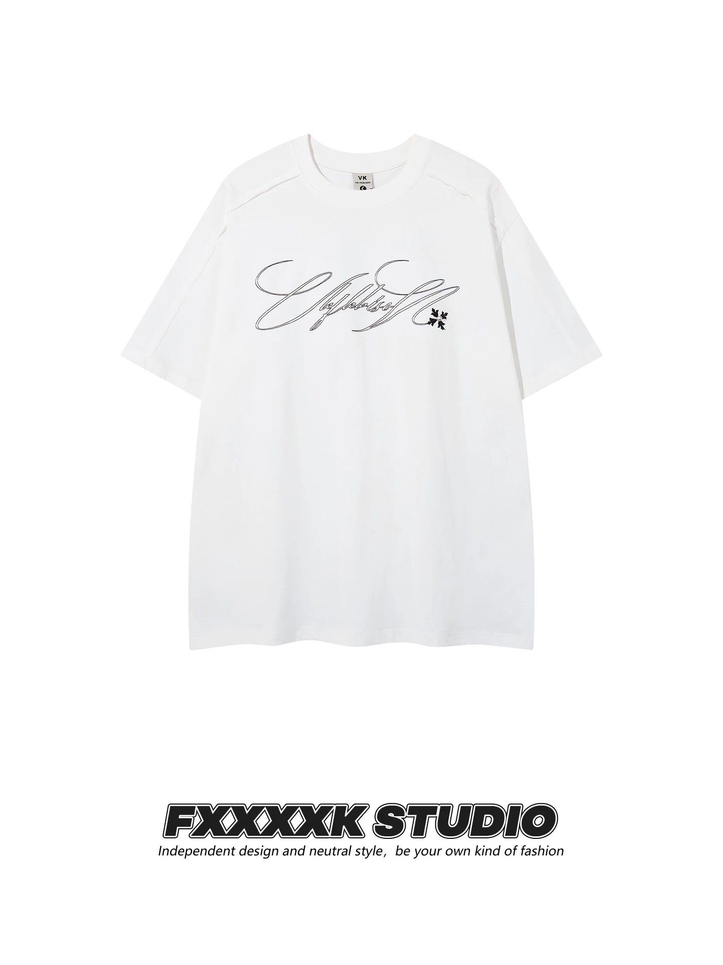 Мужская футболка FXK Original Retro American Trendy Brand с вышитыми буквами, свободного кроя, из чистого хлопка, плотная, летняя, с коротким рукавом
Мужская футболка FXK Original Retro American Trendy Brand с вышитыми буквами, свободного кроя, из чистого хлопка, плотная, летняя, с коротким рукавом