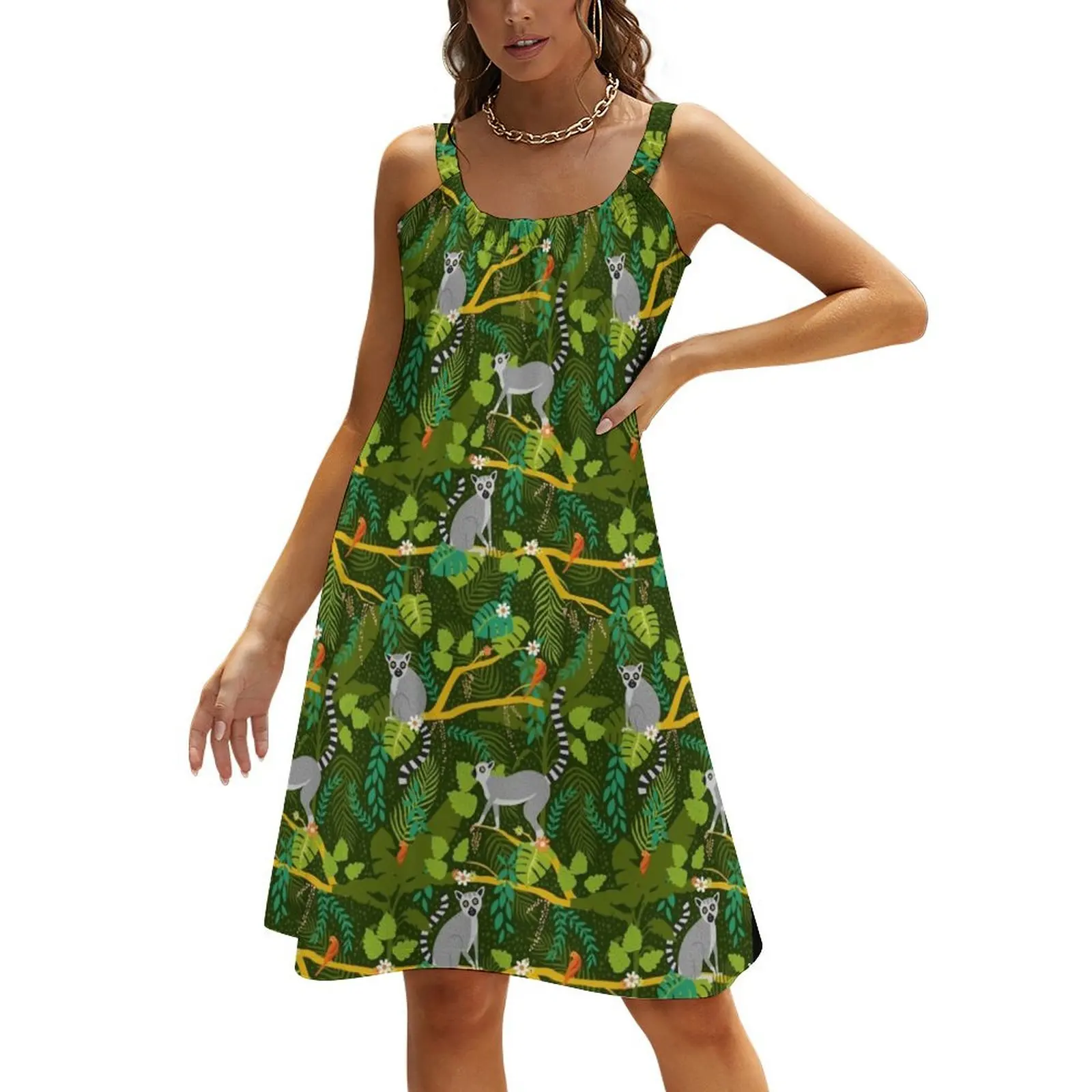 Lemurs in a Green Jungle Beach Sling Skirt women's summer dress 2024 Bride dresses dress for women 2024
Lemurs in a Green Jungle Beach Sling Skirt women's summer dress 2024 Bride dresses dress for women 2024