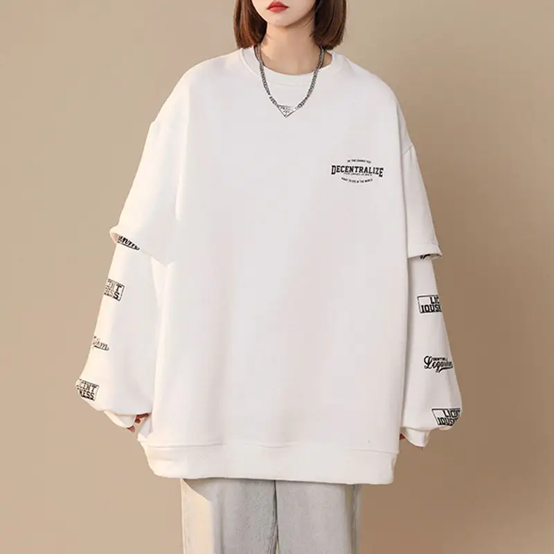 Women's Autumn Casual Loose Simplicity O-neck Long Sleeve T-Shirt Women Clothes Fashion Trend All-match Temperament Tops
Women's Autumn Casual Loose Simplicity O-neck Long Sleeve T-Shirt Women Clothes Fashion Trend All-match Temperament Tops