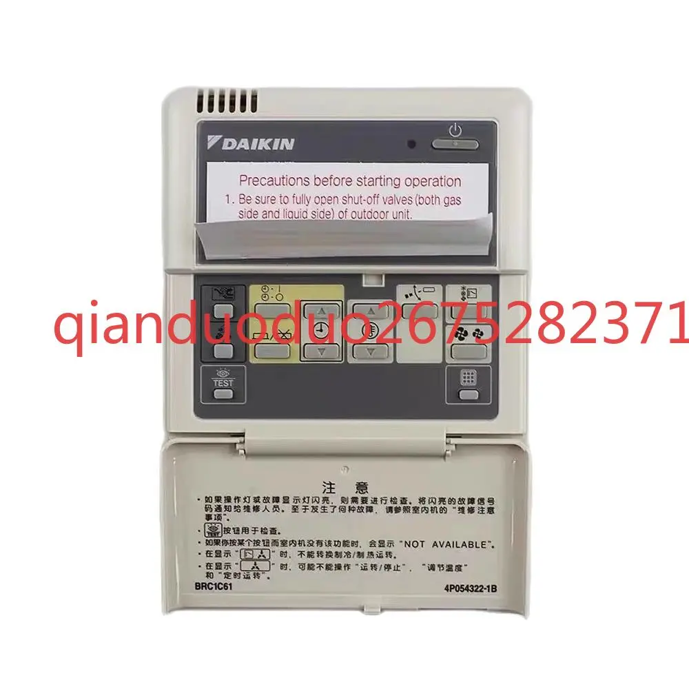 Original For Air Conditioner Remote Controller BRC1C61 4P054322-1B
Original For Air Conditioner Remote Controller BRC1C61 4P054322-1B