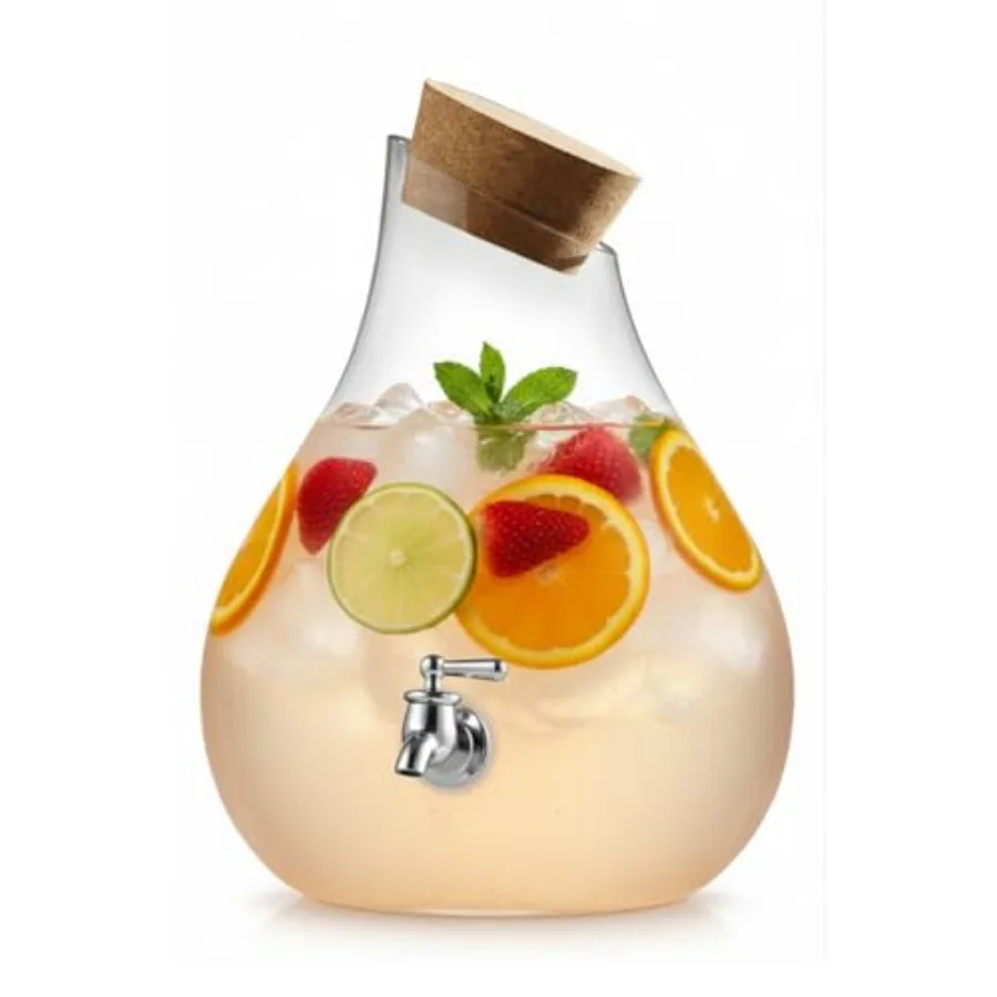Beverage Dispenser Cold Drink Dispenser Glass Jug Metal Stand and Leak-Proof Acrylic Spigot Great for Parties Weddings and More
Beverage Dispenser Cold Drink Dispenser Glass Jug Metal Stand and Leak-Proof Acrylic Spigot Great for Parties Weddings and More