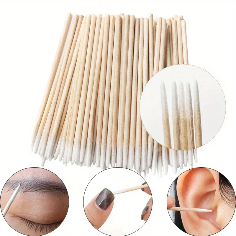 Nails Wood Cotton Swab Clean Sticks Bud Tip Wooden Cotton Head Manicure Detail Corrector Nail Polish Remover Art Tool
Nails Wood Cotton Swab Clean Sticks Bud Tip Wooden Cotton Head Manicure Detail Corrector Nail Polish Remover Art Tool