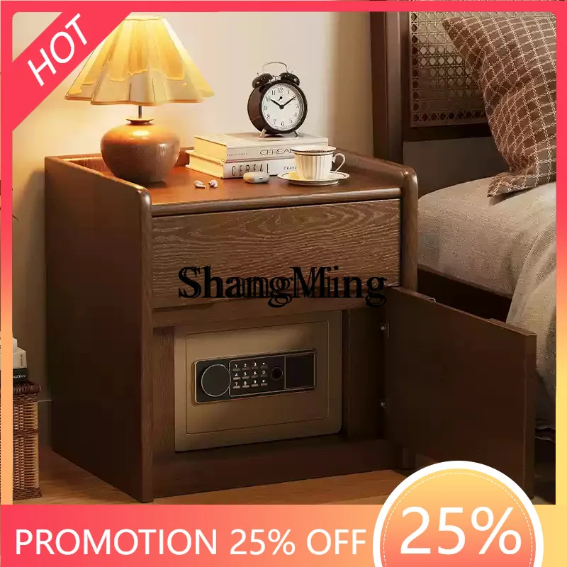 SM solid wood bedside table safe integrated household small safe bedroom bedside locker
SM solid wood bedside table safe integrated household small safe bedroom bedside locker