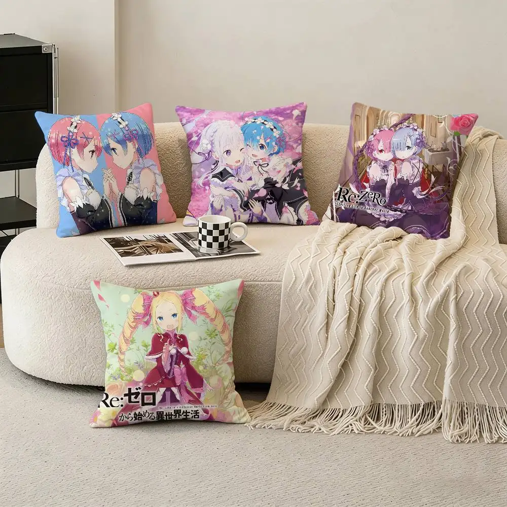 Re ZERO Starting Life in Another World Pillow Case Pattern Printed Pillowcase For Living Room Sofa Cushion Cover
Re ZERO Starting Life in Another World Pillow Case Pattern Printed Pillowcase For Living Room Sofa Cushion Cover
