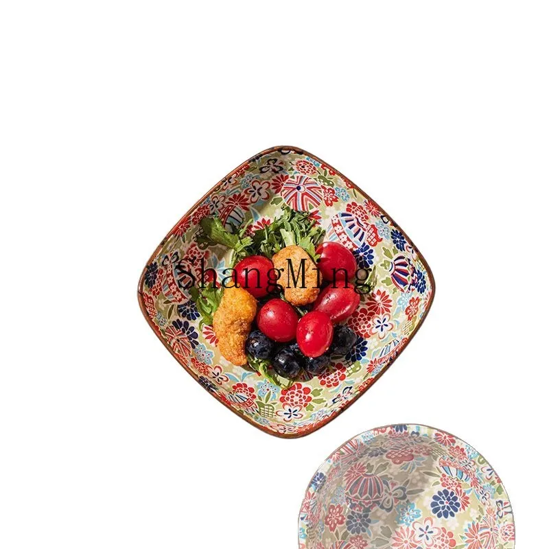 PYH hand-painted ceramic dishes set, household new retro bowl, high-value bowl, plate, vegetable plate, tableware
PYH hand-painted ceramic dishes set, household new retro bowl, high-value bowl, plate, vegetable plate, tableware
