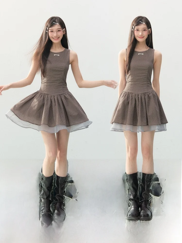 ELEVEN SP Summer New Brown Ele Dr Women's Korean College Sle Svel Dr Skirt High Waist A-Line Gown
ELEVEN SP Summer New Brown Ele Dr Women's Korean College Sle Svel Dr Skirt High Waist A-Line Gown