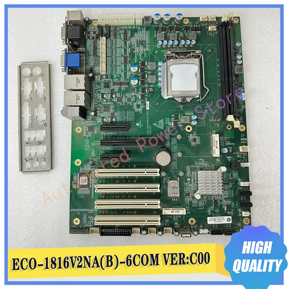 ECO-1816V2NA (B) -6COM VER: C00 Industrial Control Motherboard Dual Network Port PCI Slot 4 EC0-1816V2NA (B) -6COM VER: C00
ECO-1816V2NA (B) -6COM VER: C00 Industrial Control Motherboard Dual Network Port PCI Slot 4 EC0-1816V2NA (B) -6COM VER: C00