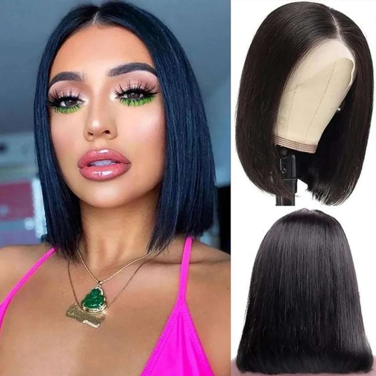 6X6 Lace Closure Bob Wig Human Hair Straight 16 inch Short Bob Wig Transparent Lace Wig Pre Plucked for Women 180% Density
6X6 Lace Closure Bob Wig Human Hair Straight 16 inch Short Bob Wig Transparent Lace Wig Pre Plucked for Women 180% Density