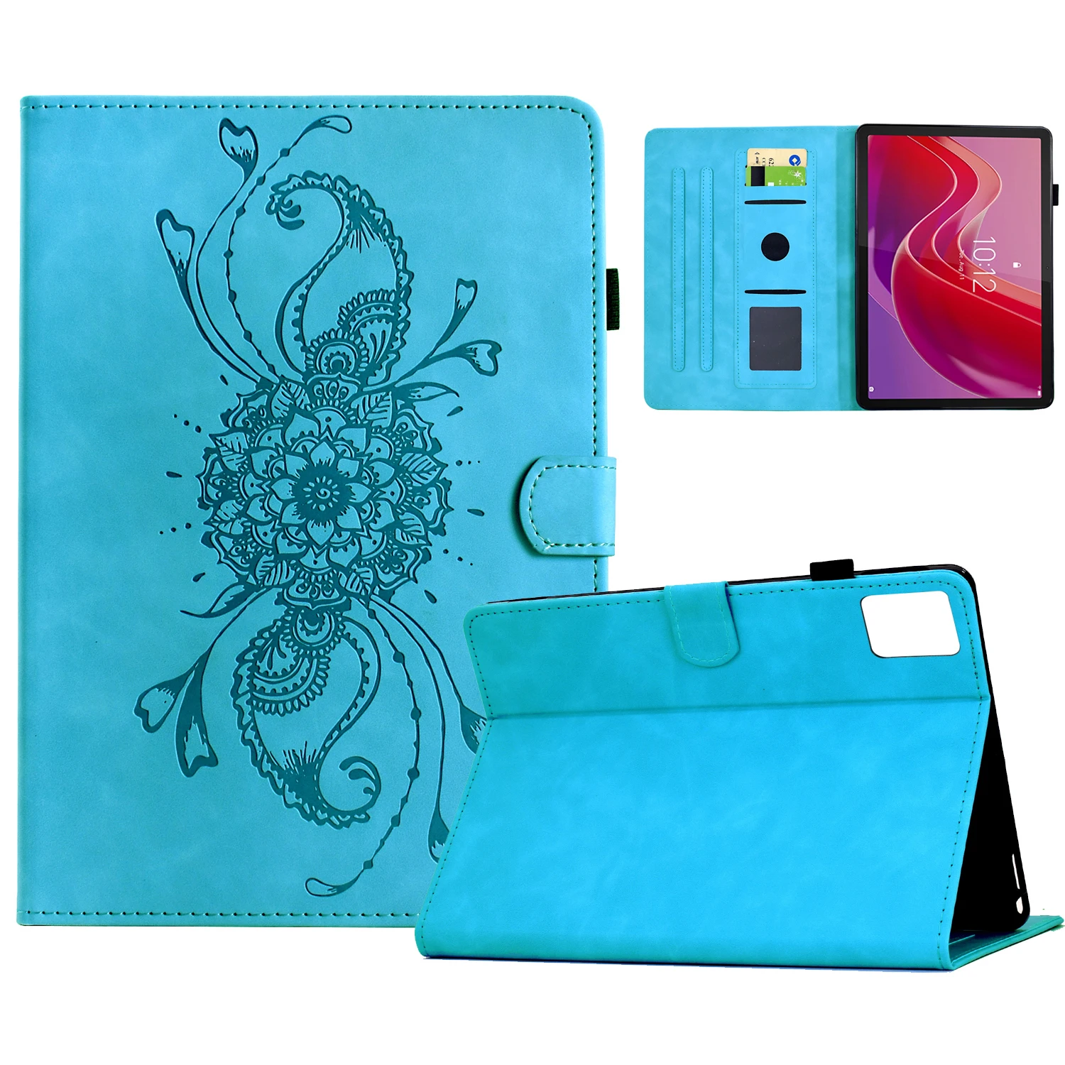 For Lenovo Tab M11 / Xiaoxin Pad 11 2024 Case Mandala Imprinted Leather Tablet Cover with Card Slots - Sky Blue
For Lenovo Tab M11 / Xiaoxin Pad 11 2024 Case Mandala Imprinted Leather Tablet Cover with Card Slots - Sky Blue
