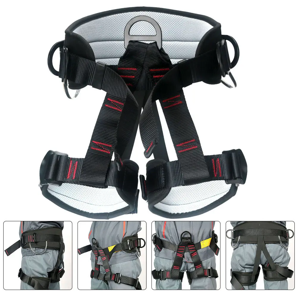 1Pcs Safety Belt Climbing Harness Half-Body Protector Widened Thickened Waist Leg Band Adjustable for Mountaineering Escape
1Pcs Safety Belt Climbing Harness Half-Body Protector Widened Thickened Waist Leg Band Adjustable for Mountaineering Escape