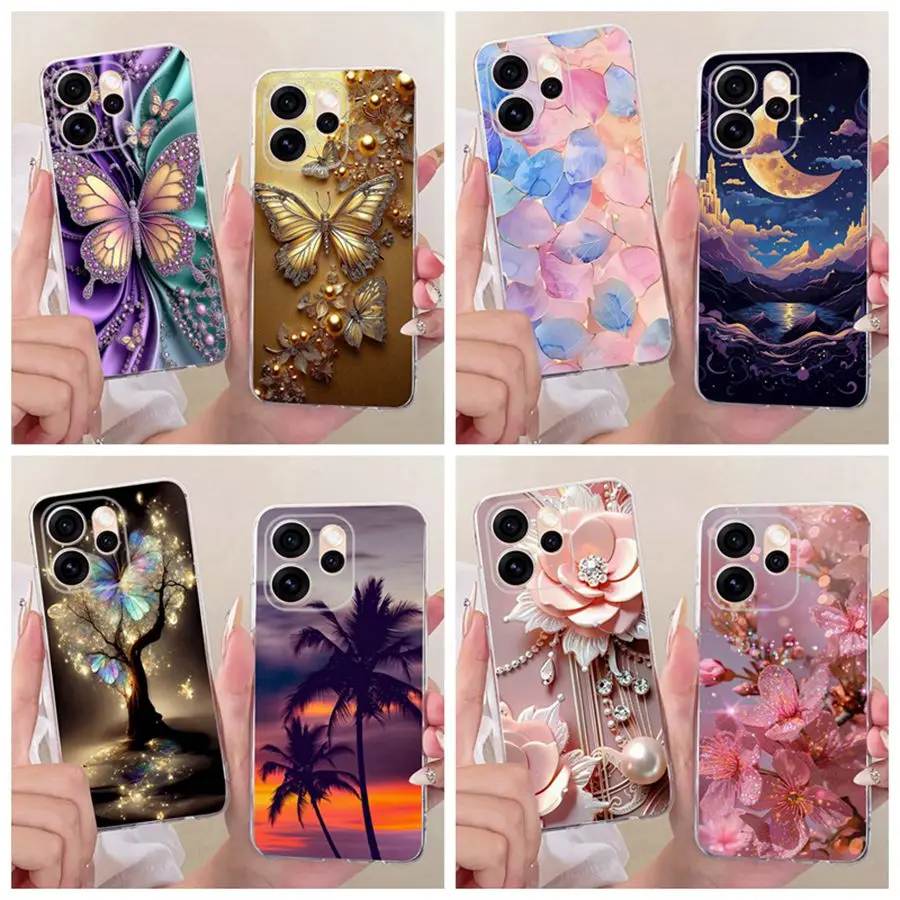 Casing For OPPO Reno15 Pro 5G 2026 Butterfly flower Painted TPU Soft Silicone Shell For OPPO Reno 15Pro CPH2813 Coque
Casing For OPPO Reno15 Pro 5G 2026 Butterfly flower Painted TPU Soft Silicone Shell For OPPO Reno 15Pro CPH2813 Coque
