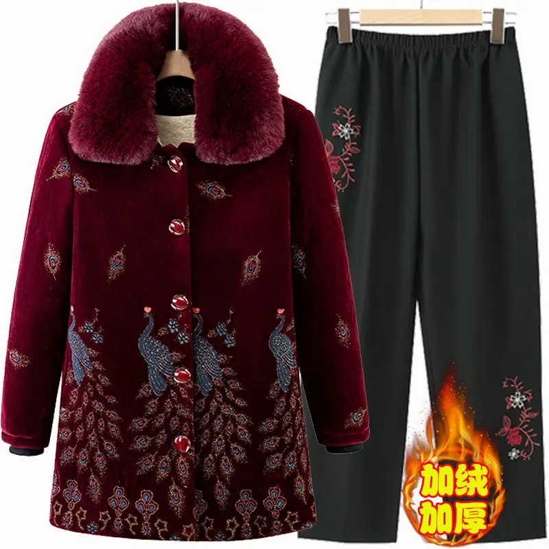 Women Casual Sportswear Sets New Autumn Winter Warm Printed Jacket + Haren Straight Pants Suits Ladies Fashion Outfit LX394
Women Casual Sportswear Sets New Autumn Winter Warm Printed Jacket + Haren Straight Pants Suits Ladies Fashion Outfit LX394
