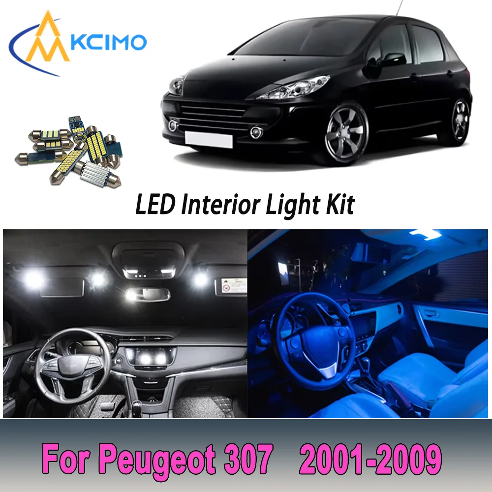 KCIMO Light Bulb For Peugeot 307 (2001-2009) New Bright LED Interior Dome Map Trunk Light Kit Car Led Lamps Canbus Car LED
KCIMO Light Bulb For Peugeot 307 (2001-2009) New Bright LED Interior Dome Map Trunk Light Kit Car Led Lamps Canbus Car LED