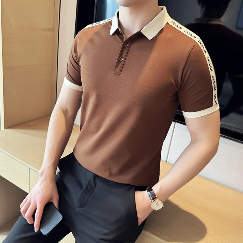 2024 Summer Letter Printed Patchwork Polo Shirt for Men Fashion Short Sleeve Lapel T-shirts Casual Business Polo Shirts M-4XL
2024 Summer Letter Printed Patchwork Polo Shirt for Men Fashion Short Sleeve Lapel T-shirts Casual Business Polo Shirts M-4XL