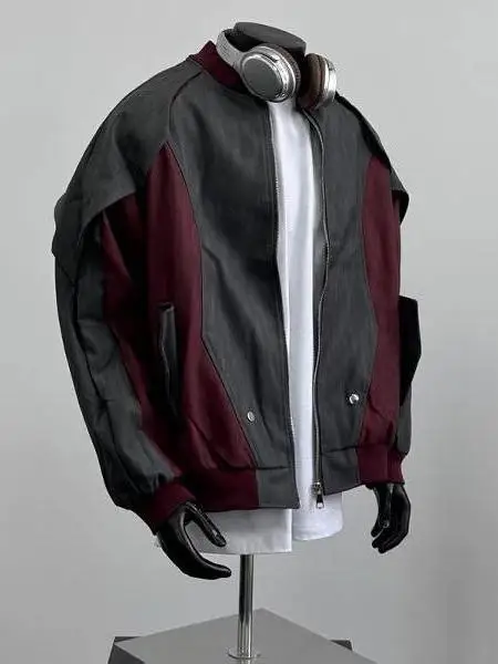 Retro American Sle Color Blo Leather Jaet Men's Street Sle Haome High End Feeling Deconstructed Pilot Leather Coat
Retro American Sle Color Blo Leather Jaet Men's Street Sle Haome High End Feeling Deconstructed Pilot Leather Coat