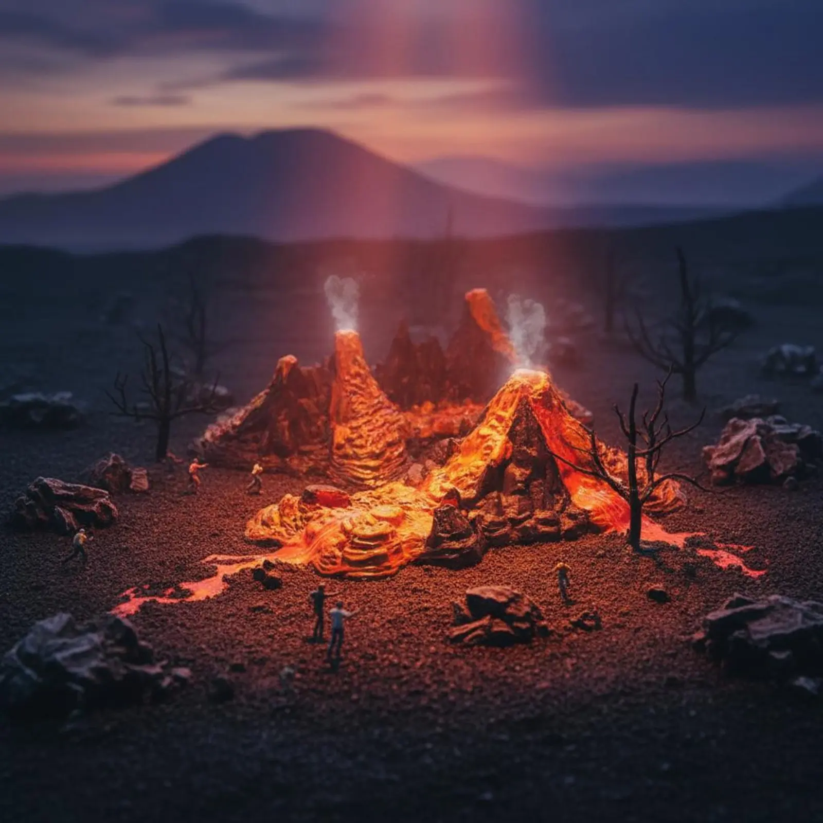 Volcano Model Set Realistic Design Erupting Volcano Figurine Fiery Volcanic Fluid Trail Model Long-Lasting Soft Plastic Scene
Volcano Model Set Realistic Design Erupting Volcano Figurine Fiery Volcanic Fluid Trail Model Long-Lasting Soft Plastic Scene