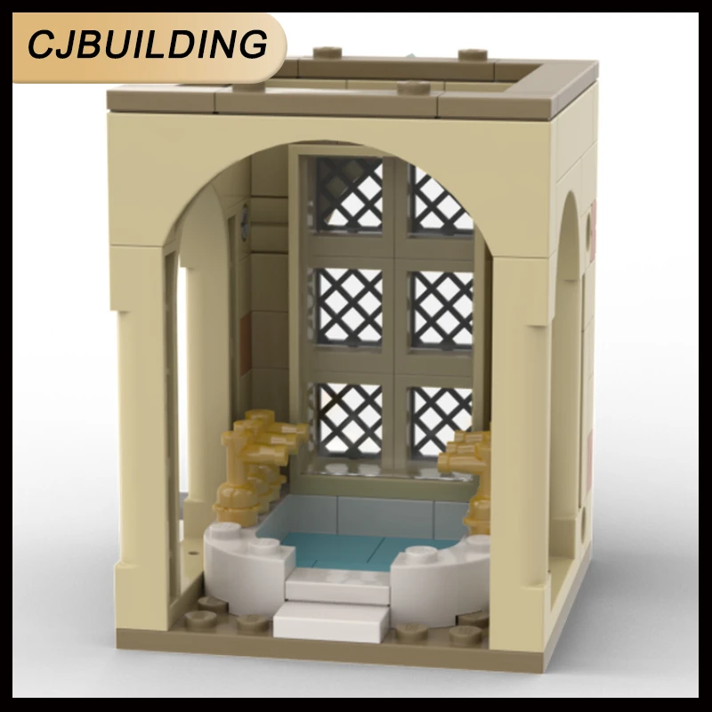 103pcs Classic Movie MOC HP Prefect's Bath Modular Building Block Castle Model DIY Assembly Brick Toy For Children MOC-118003
103pcs Classic Movie MOC HP Prefect's Bath Modular Building Block Castle Model DIY Assembly Brick Toy For Children MOC-118003