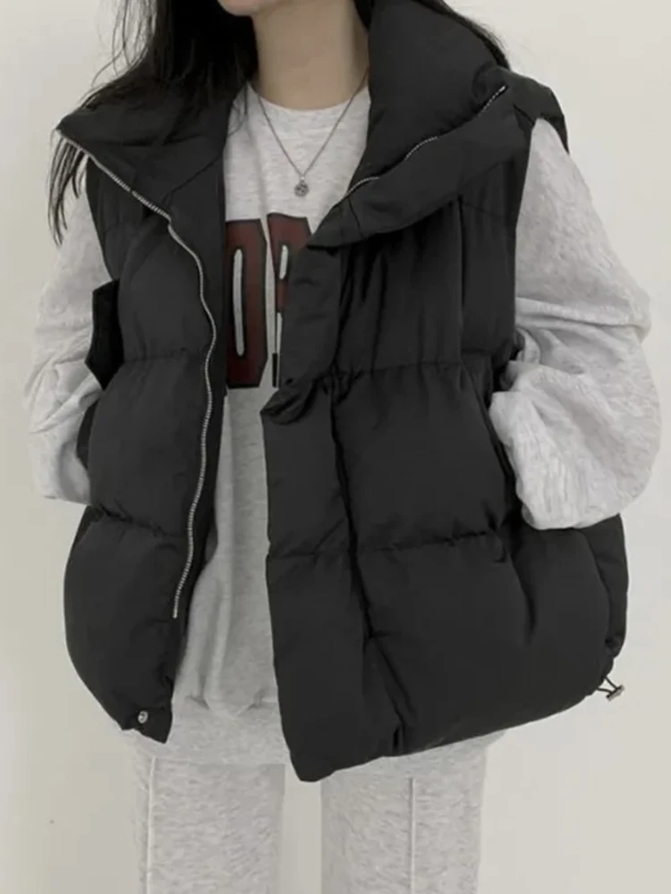 Хлопковый жилет, верхняя одежда, женская осенне-зимняя новинка, воротник-стойка, теплый свободный хлопковый жилет
Хлопковый жилет, верхняя одежда, женская осенне-зимняя новинка, воротник-стойка, теплый свободный хлопковый жилет