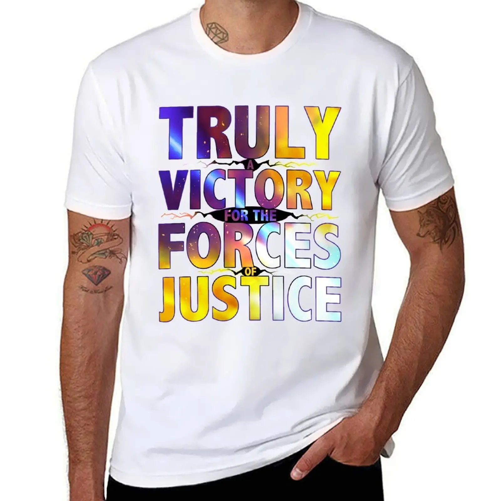 TRULY A VICTORY FOR THE FORCES OF JUSTICE T-Shirt t shirt man casual cotton t shirts high quality T-Shirt
TRULY A VICTORY FOR THE FORCES OF JUSTICE T-Shirt t shirt man casual cotton t shirts high quality T-Shirt