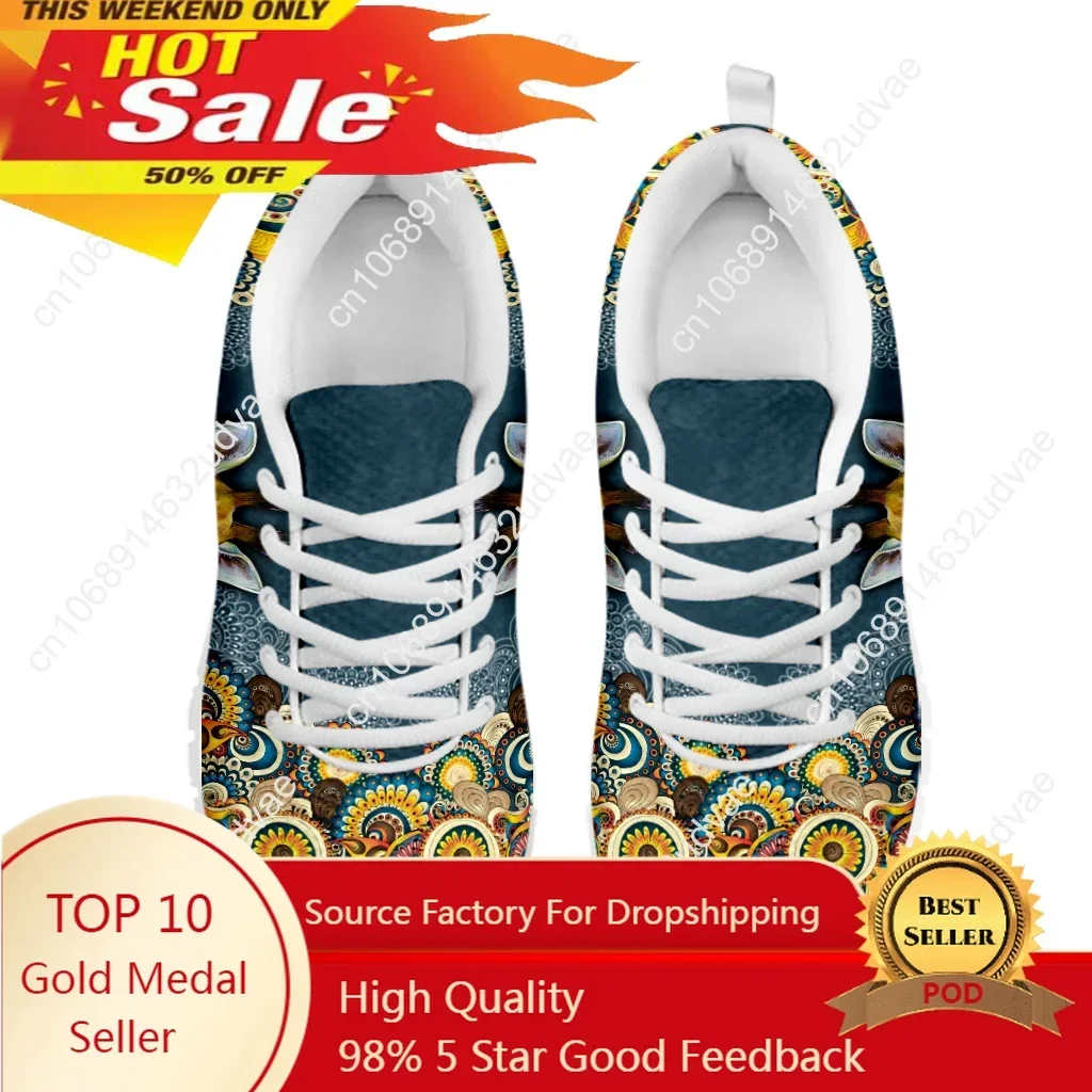 Bohemian Style Lace-up Shoes Cartoon Giraffe Print White Platform Sneakers Comfortable And Breathable Summer Shoes
Bohemian Style Lace-up Shoes Cartoon Giraffe Print White Platform Sneakers Comfortable And Breathable Summer Shoes