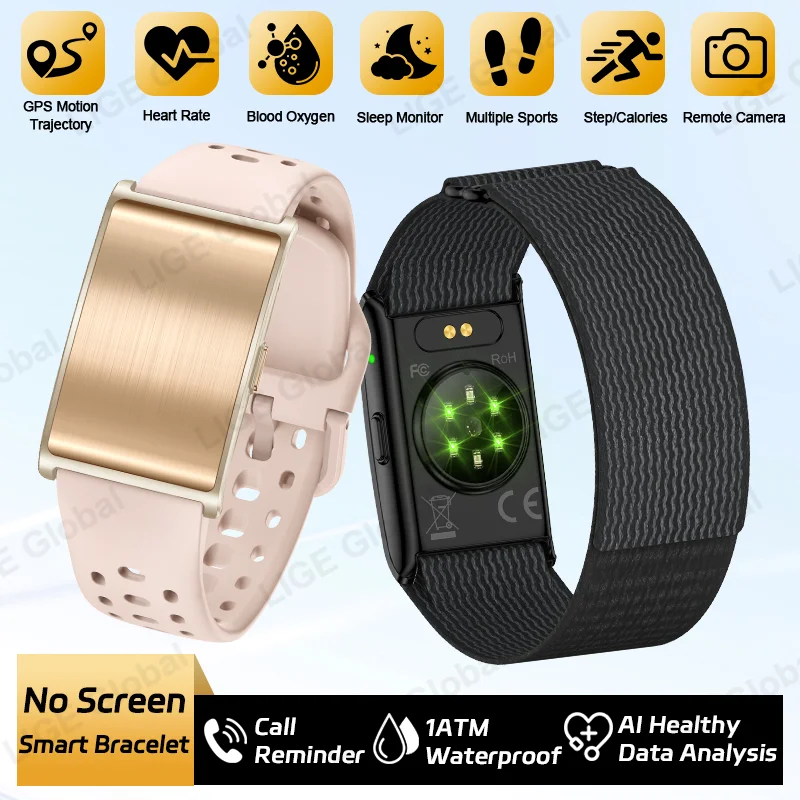 LIGE Новые GPS-трекеры без экрана Смарт-часы AI Health HRV Смарт-браслет с напоминанием о вызове Фитнес-браслет Мужчины Женщины
LIGE Новые GPS-трекеры без экрана Смарт-часы AI Health HRV Смарт-браслет с напоминанием о вызове Фитнес-браслет Мужчины Женщины