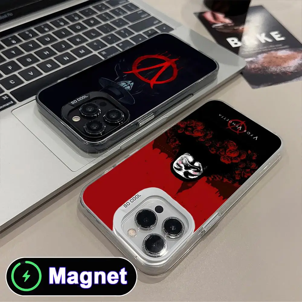 Fashion Vendetta Phone Case for iPhone 17 16 15 14 13 12 11 Air Pro Max Plus Colorful Silver MagSafe Cover
Fashion Vendetta Phone Case for iPhone 17 16 15 14 13 12 11 Air Pro Max Plus Colorful Silver MagSafe Cover