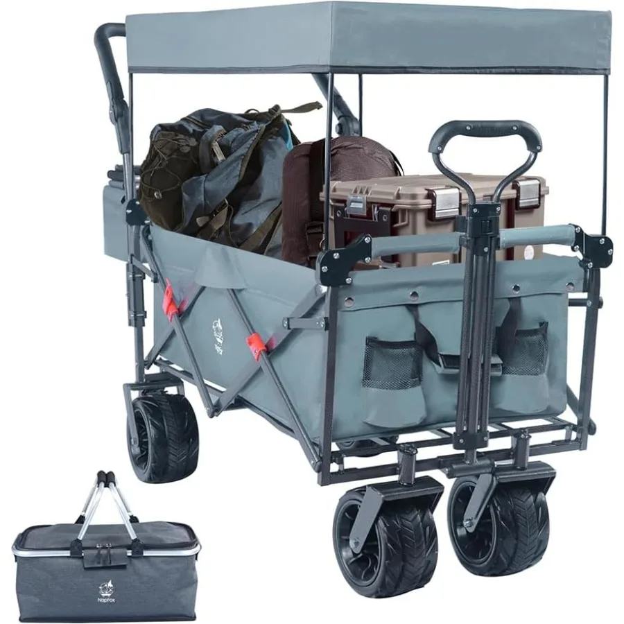 All Terrain Collapsible Wagon Cart with Big Wheels 350 Pound Capacity Heavy Duty Enlarged Utility Folding Beach Garden Wagon Ca
All Terrain Collapsible Wagon Cart with Big Wheels 350 Pound Capacity Heavy Duty Enlarged Utility Folding Beach Garden Wagon Ca