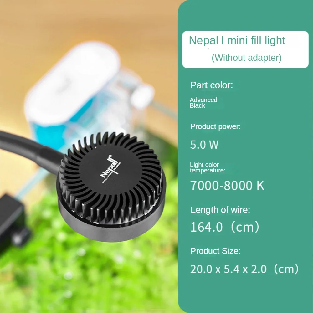 5W Aquarium LED Light ,Mini LED Fish Tank Light,Full Spectrum Aquarium Plant Light Help for Plant Growth, 360° Rotation Bracket
5W Aquarium LED Light ,Mini LED Fish Tank Light,Full Spectrum Aquarium Plant Light Help for Plant Growth, 360° Rotation Bracket