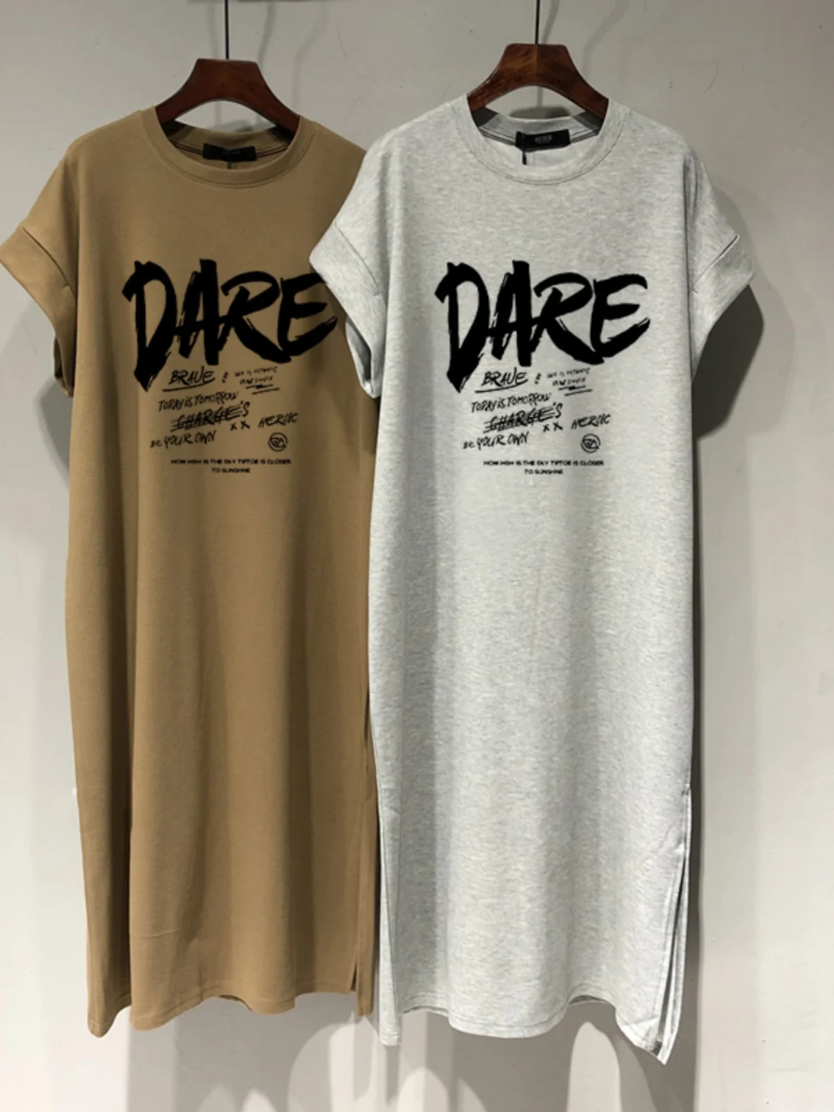 Plus Size plus Size Women's Cotton T-irt Dr Loose Belly Covering Summer Clothes ort Sve Long Dr Korean Sle Casual Wear
Plus Size plus Size Women's Cotton T-irt Dr Loose Belly Covering Summer Clothes ort Sve Long Dr Korean Sle Casual Wear