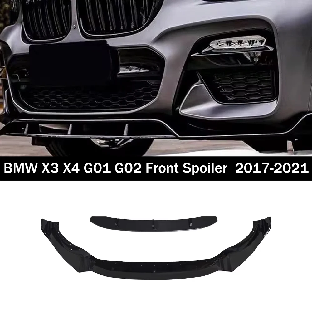 For BMW X3 X4 G01 G02 2017-2021 4-Piece Front Lip Spoiler M Performance Style Direct Fit Exterior Styling Body Kit Upgrade Parts
For BMW X3 X4 G01 G02 2017-2021 4-Piece Front Lip Spoiler M Performance Style Direct Fit Exterior Styling Body Kit Upgrade Parts