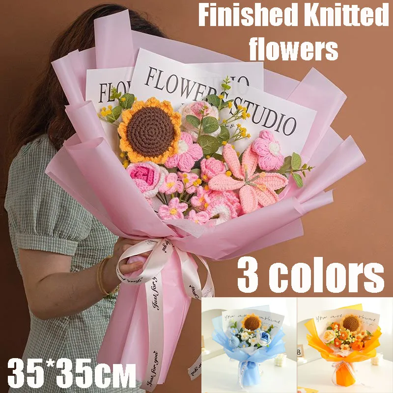 Hand Knitted Rose Bouquet for Mother‘s Day Birthday Gift Crochet Flowers Artificial Rose Never Wilt Home Decor Love Keepsake
Hand Knitted Rose Bouquet for Mother‘s Day Birthday Gift Crochet Flowers Artificial Rose Never Wilt Home Decor Love Keepsake