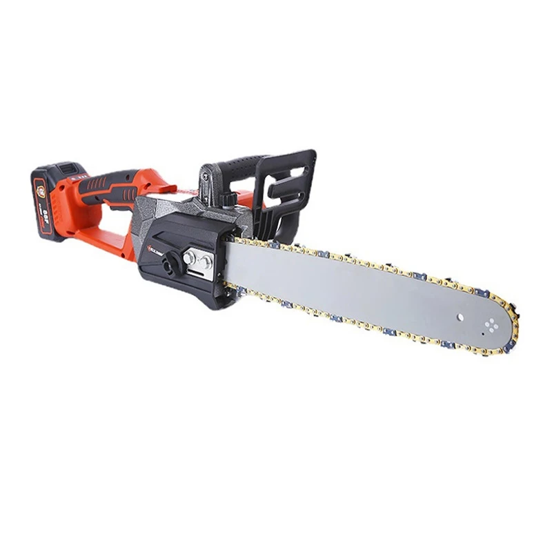 ZC1-16-дюймовая электрическая аккумуляторная цепная пила с питанием от аккумулятора, ручная бесщеточная пила для резки древесины, обрезная пила, бензопила