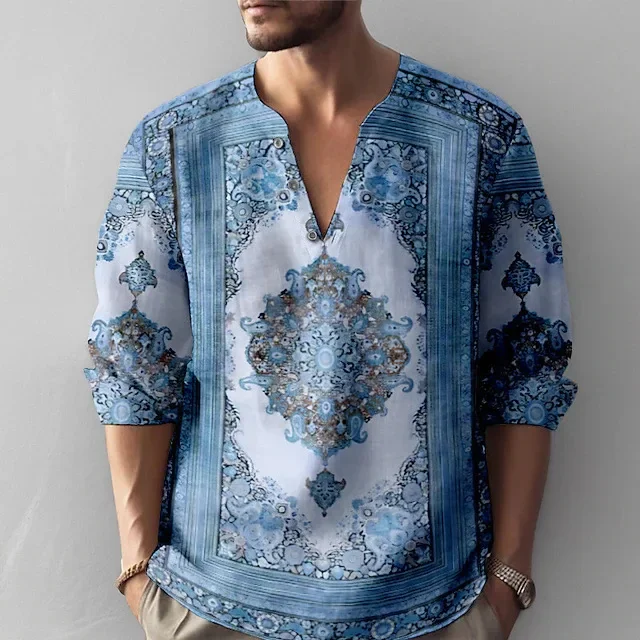 2025 New Fashion Print Clothing T-shirt for Men African National Pattern Tshirts Streetwear Casual Vintage Men's Pullover Top
2025 New Fashion Print Clothing T-shirt for Men African National Pattern Tshirts Streetwear Casual Vintage Men's Pullover Top