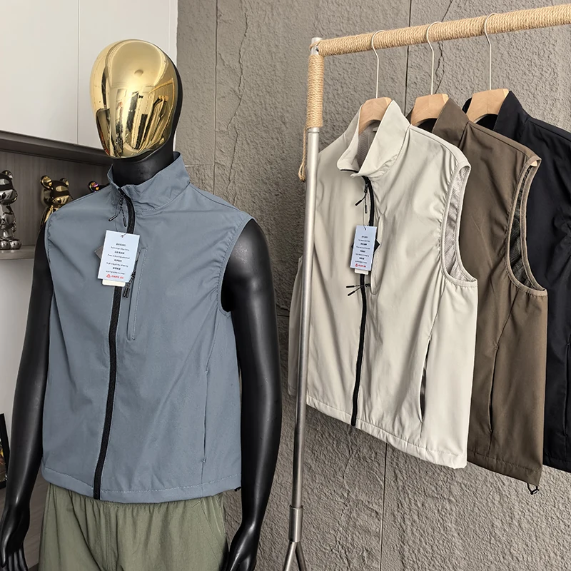 Легкий функциональный мужской дышащий жилет для активного отдыха и работы, весенняя новинка, повседневный стиль
Легкий функциональный мужской дышащий жилет для активного отдыха и работы, весенняя новинка, повседневный стиль