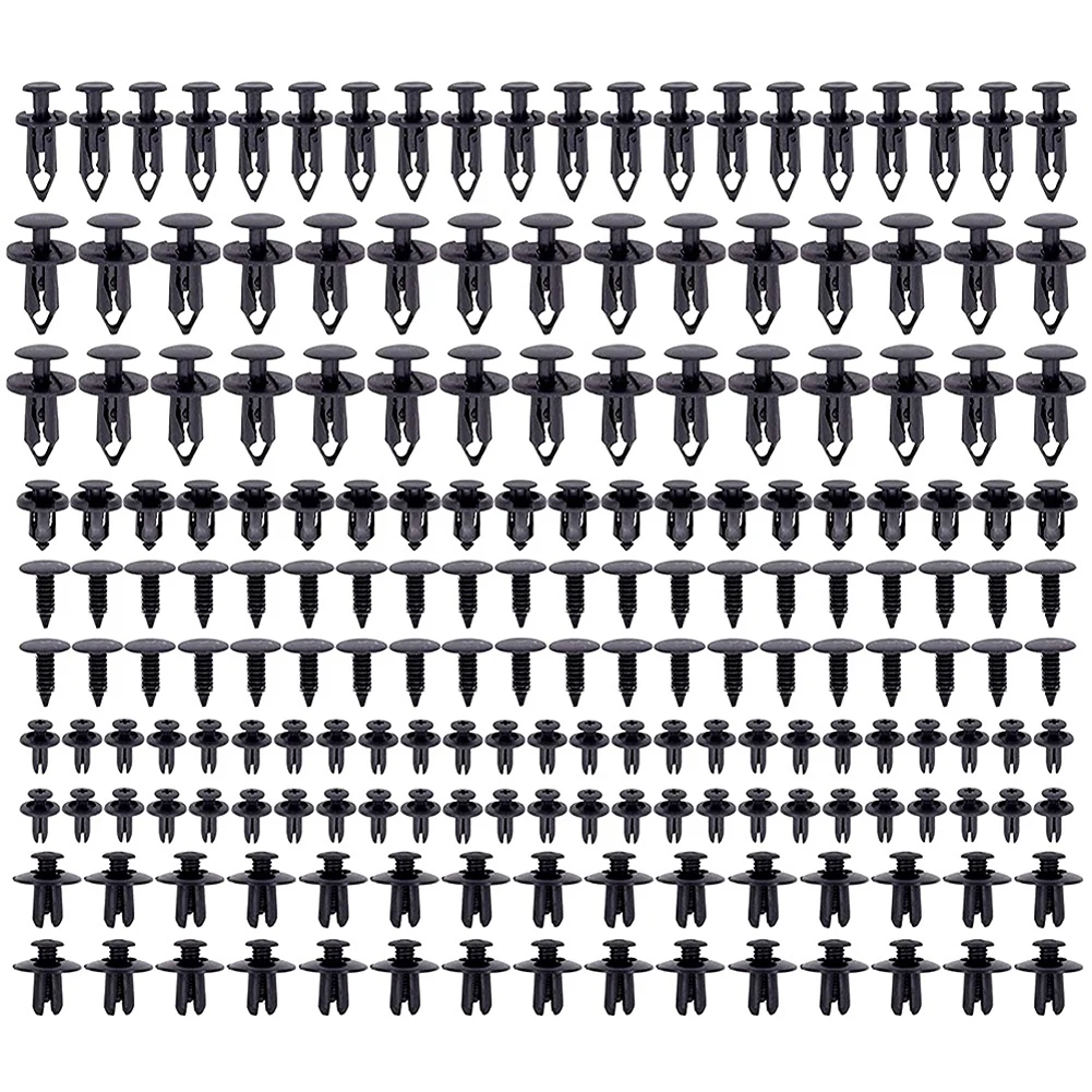 190 шт. комплект для снятия крепежа, 6 размеров, набор заклепок для авто, пластиковые автомобильные пластиковые заклепки, крепеж, обшивка двери, панель, зажимы для крыльев
190 шт. комплект для снятия крепежа, 6 размеров, набор заклепок для авто, пластиковые автомобильные пластиковые заклепки, крепеж, обшивка двери, панель, зажимы для крыльев