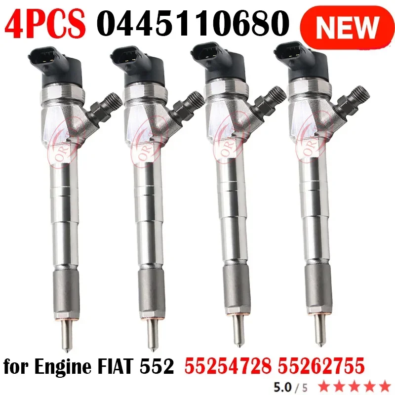 E0X8 4шт Новый 0445110680 OEM 55254728 55262755 0 445 110 680 Форсунка дизельного топлива Common Rail для двигателя FIAT 552
E0X8 4шт Новый 0445110680 OEM 55254728 55262755 0 445 110 680 Форсунка дизельного топлива Common Rail для двигателя FIAT 552